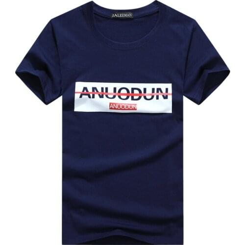 T1287-A1065 Free shipping Cheap wholesale England style 2021 new Mens cotton loose short sleeve T-shirt