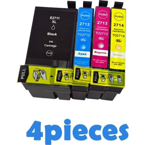 T2711 For Epson ink cartridges T2711 T2712 T2713 T2714 for Epson WorkForce WF-7110 WF-7610 WF-7620 WF-3620 WF-3640 printer 27 XL