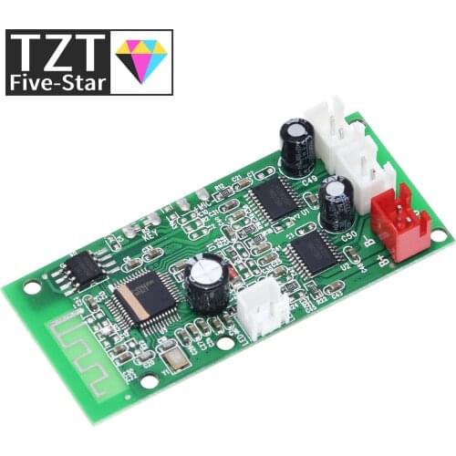 TZT 5W+5W Portable Bluetooth 4.2 PCBA Bluetooth Speaker Amplifier Board Digital Products Phones Computers PC DIY DC5V
