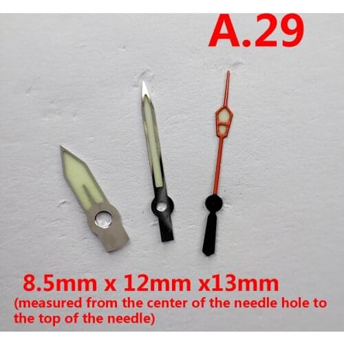 Watch pointer watch parts NH35 NH36 pointer green super luminous suitable for NH35 NH36 movement