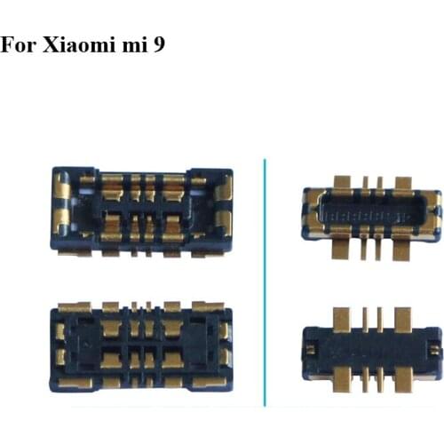 1 set Inner FPC Connector Battery Holder Clip Contact For Xiaomi mi 9 mi9 logic on motherboard mainboar For Xiaomi mi 9 mi9