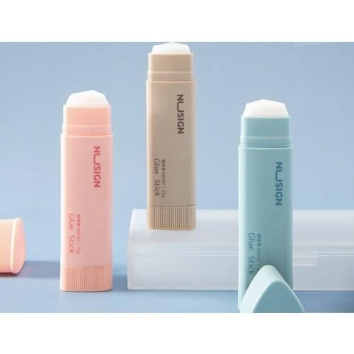 1pcs Triangle Solid Glue Stick Retro Color Body PVP Material Adhesive Paste for Memo Journal Diary Office School Supplies F638