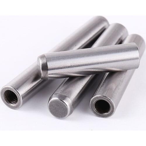 5pcs D4 Stainless Steel internal thread Opening Pin Locating Column Pins Dowel 10-50mm length