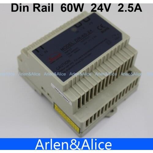 60W 24V Din Rail Single Output Switching power supply SMPS suply