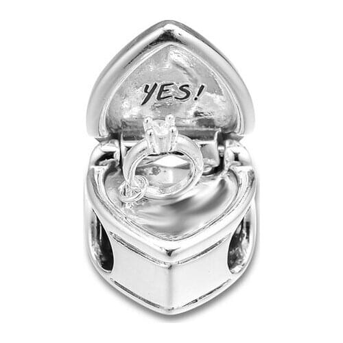 925 silver Beads Our Promise Charm Fits Beaded Snake Chain Bracelets Fashion Female DIY Sterling Silver Beads