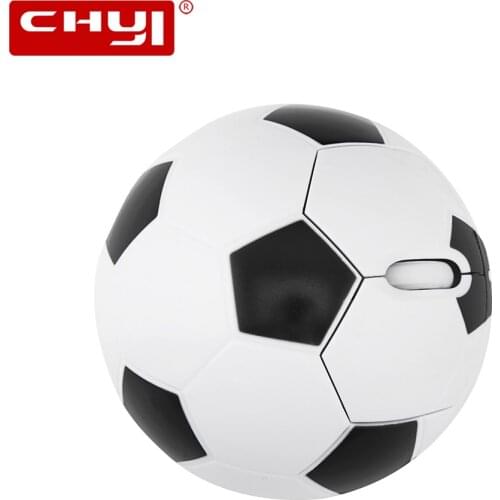 CHYI 2.4GHz Optical Mouse Cute Football PC Computer Mice Kid Gifts 3D Mini Portable USB Mouse Office Scroll Mause For Laptop PC