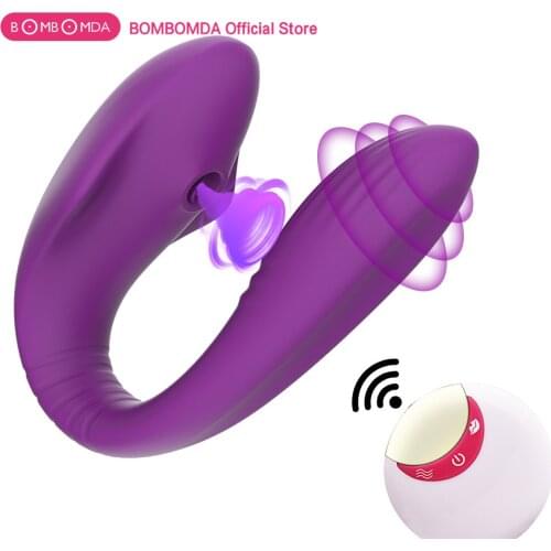 Wireless Vibrator Adult Toys For Couples Clitoris Sucker Dildo Vibrator Sex Toys for Woman Vagina Nipple Sucker for Adult Toys