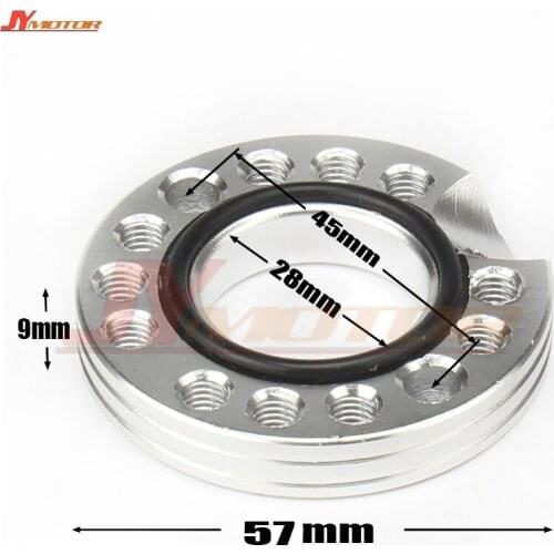 CNC Adjuster Carburetor Carb Spinner Plate 28mm Inlet Manifold Adaptor For Monkey Moped Scooter ATV Quads Free shipping