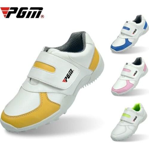 PGM childrens golf shoes boys and girls multi-color optional comfortable breathable look size 30-36