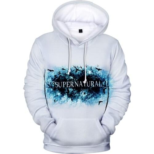Childrens Hoodies Supernatural Hoodie Men/Women Sweatshirt 3D Print Supernatural Hoodies Streetwear Boys/girls Kid Kids Clothes