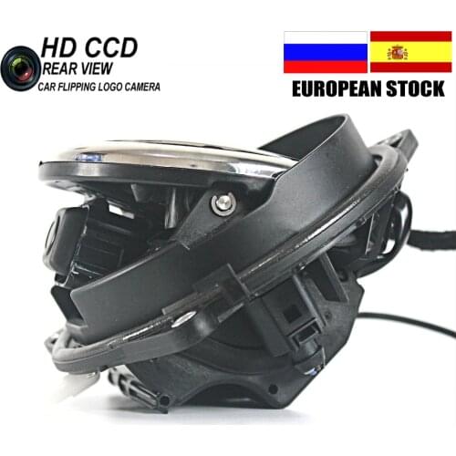 Flipping VW Logo Camera Dynamic for VW Golf 6 7 MK6 MK7 Passat B6 B8 CC Magotan VW Emblem Logo Reverse Waterproof Night Vision