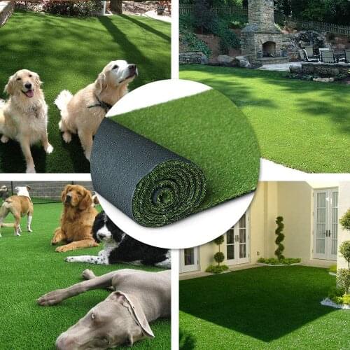 Artificial Synthetic Grass Carpet Turf Indoor Outdoor Pet Dog Artificial Grass Mat Rug Carpet for Garden Backyard Balcony