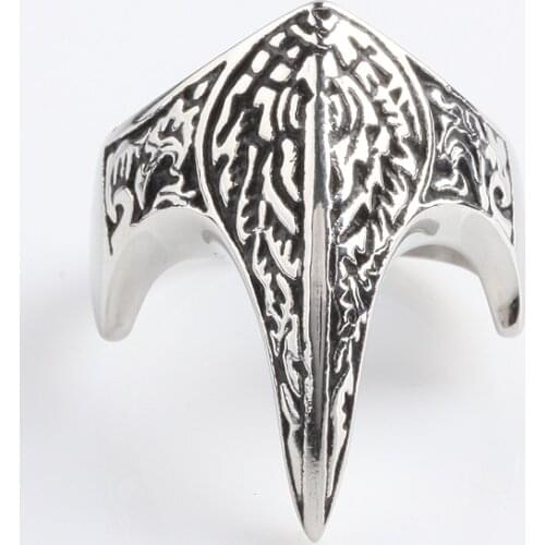 Punk Claw Stainless Steel Ring Rock Knuckle Punk Ring Cool Gothic Mens Ladies Prom Jewelry Accessories