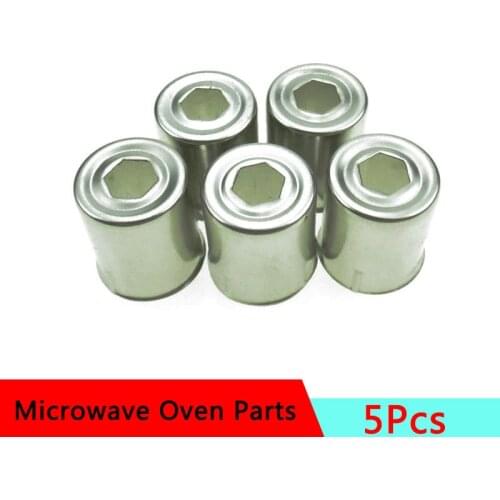 5PCS/LOT Stainless Steel Pentagon Hole Magnetron Caps for Microwave Replacement Parts for Microwave Ovens Copler Microondas Caps