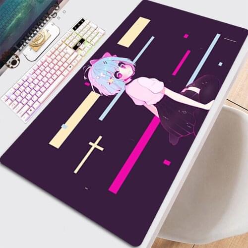 Mousepad Anime Mouse Mats Kawaii Accessories Table Pad Gamer Accessories Pad Mouse For Computer Beautiful Cute Geoxor Moneko Pad