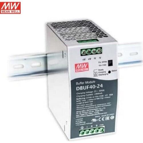 MEAN WELL DBUF40-24 DC24V 40A DIN Rail Type Buffer Module Power Supply for Factory Automation / Industrial Control System