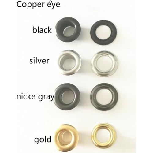 Metal Eyelets Corn Belt Button 5mm hole Air Eyelet Clothing Leather Bags Shoes Hat Hollow Rivet Rope Hole
