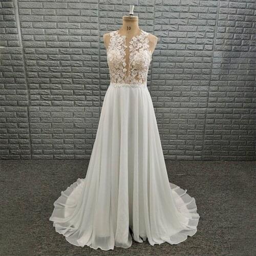 NOBLE BRIDE Chiffon Wedding Dresses