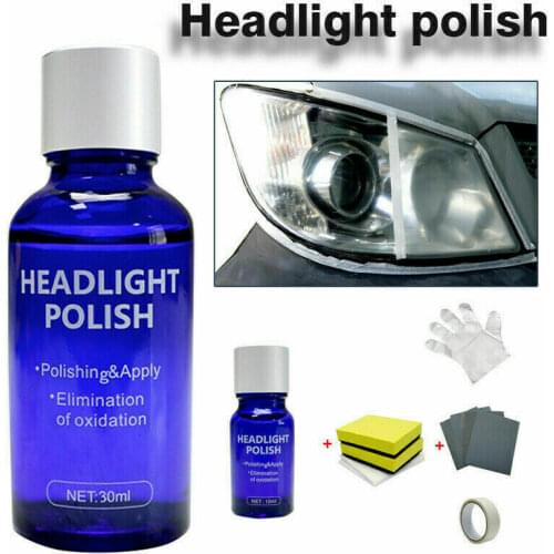 New 10ML/30ML Car Headlights Repair Polish Headlights Liquid Repair Agent Ceramic Coat Liquid 9H Hardness Car Wash & Maintenance