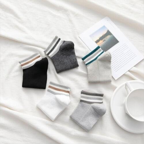 New Socks Mens Short Tube Ins Tide Korean Style Flow Socks in Tube Socks Low Cut Sports Spring And Summer Thin Breathable Stall