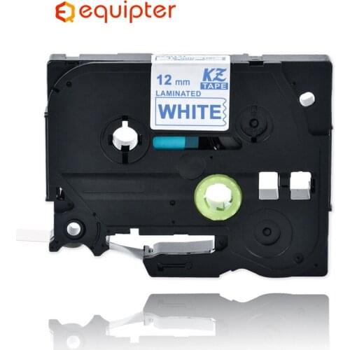 Blue on White 12mm TZE-233 Compatible Brother p-touch label printer Refill Label Tape Tze233 tz-233 tze tz 233 tz233 tze tape