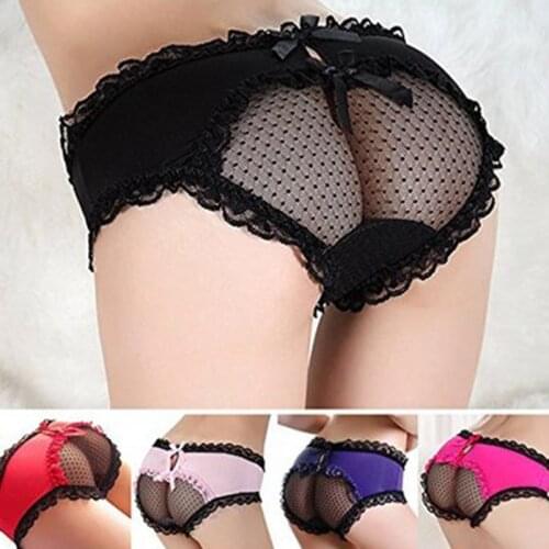 Thong Sexy Lace Underwear Panties Fashion Underwear Underwear See-Through Lace Thong Underwear Mesh Thong