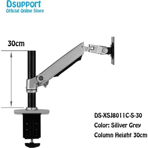 XSJ8011C Desktop Full Motion 17-32" Monitor Holder Mount Mechanical Spring Arm Aluminum Monitor Support Loading 10kgs