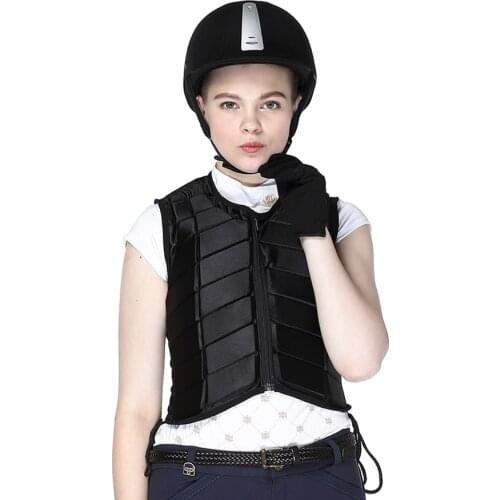 Horse Riding Equestrian Vest Protective Gear Body Protector Guard Shock Absorption Waistcoat