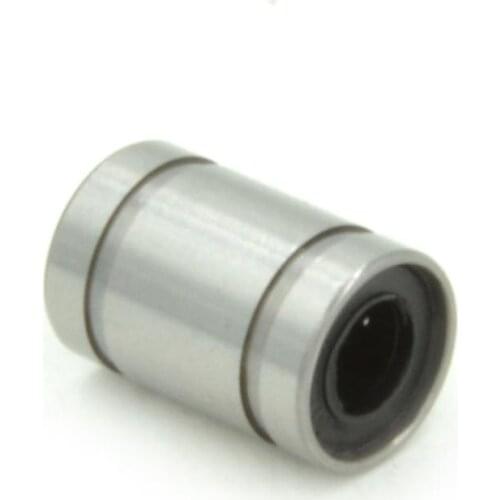 QLM5UU Linear Bearing 4 Ball Circuits 5mm x 10mm x 15mm Material ST14 Frame Gcr15 Steel Ball Bearing