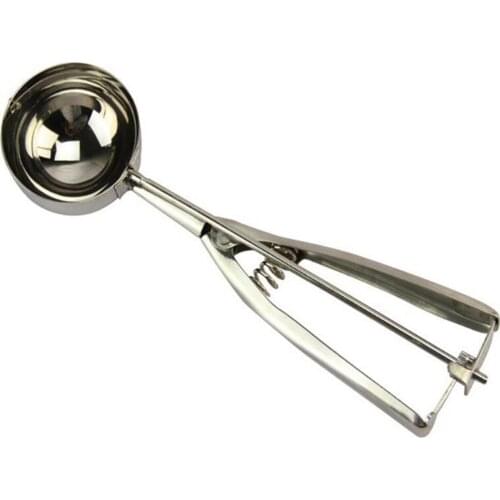 100pcs Premium Stainless Steel Ice Cream Baller Ice Cream Scoop Scoops Fruit Melon Spoon Digging Cookie Dough Scooper