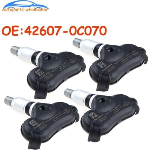 4 pcs/lot 42607-0C070 426070C070 For Toyota Sequoia Tundra Car TPMS Tire Pressure Monitor Sensor 315MHZ