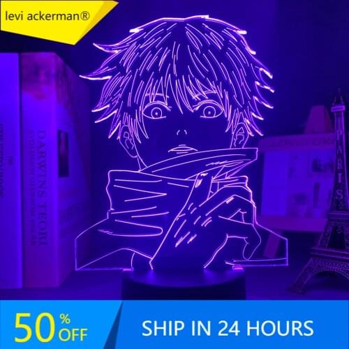 Anime Lamp Satoru Gojo Light Jujutsu Kaisen Led Night Light for Birthday Gift Jujutsu Kaisen Nightlight Satoru Gojo Lamp
