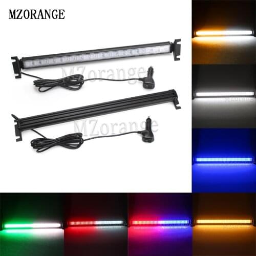 Auto Stroboscopes 12V 80Led Car Led Emergency Strobe Flash Warning Light Police Flashing Lights Red Blue Amber White Car styling