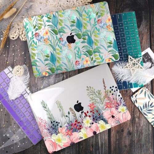 Batianda Laptop Case For New MacBook Pro 16 inch 2019 Touch Bar Fashion Printing Hard Shell with Keyboard Cover Skin For A2179