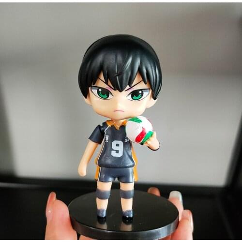 6 Pcs/Set Anime Figurine Haikyuu Hinata Shoyo Tobio Kageyama Sugawara Koushi Action Figure Cartoon Character Model Toys Doll