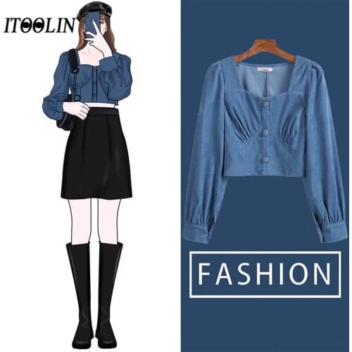 ITOOLIN Collar Blouses