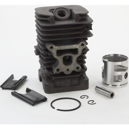41MM CYLINDER KIT CHROME COAT FOR PARTNER McCULLOCH MAC CAT 742 840 842 CHAINSAW PISTON RING PIN CLIPS ASSEMBLY