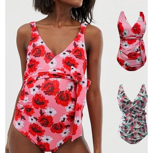 Maternity Swimwear Female One Piece Suits Set Ladies Swimwear Biquini Feminino Pregnancy Sexy Summer Swimwear Beachwear