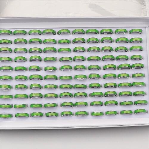 Fashion 15pcs/lot Glow In The Dark Copper Rings For Men Women Party Gift Size 17mm to 20mm Luminous Jewelry