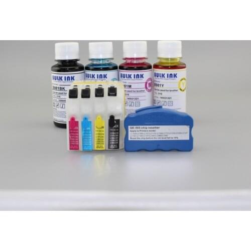 INK WAY Ink refill kit for MFC-j4420dw mfc-j4620dw mfc-j4625dw etc.,without chips ,need to use original ones