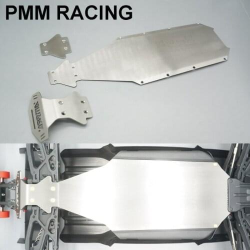 Stainless Steel Chassis Armor Anti-collision Guard Plate for RC Car 1/8 Arrma Kraton EXB