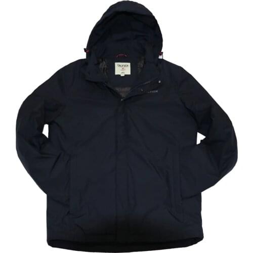 TALIFECK 2020 New Spring Autumn Men Casual Jackets Fashion Outerwear Mens Coats Male Brand Clothing Dark blue Hat Detachable