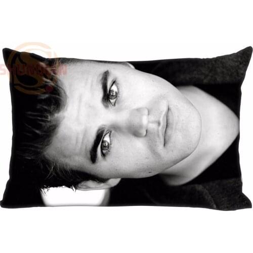 P#J37 Custom the vampire diaries Rectangle Pillowcase zipper Classic Pillow Case size cm&35X45cm W#1121Y-AS37