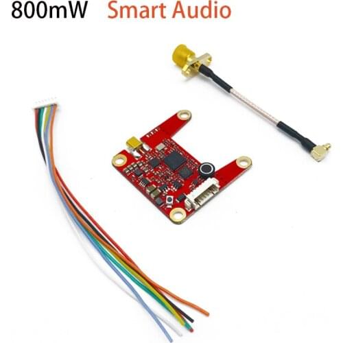 E709TM3 Pro 5.8G Transmitter 25mW/200mW/500mW 800mW PitMode OSD Adjustable with Microphone MMCX Plug for FrSky OMNI BUS F4 7-26V