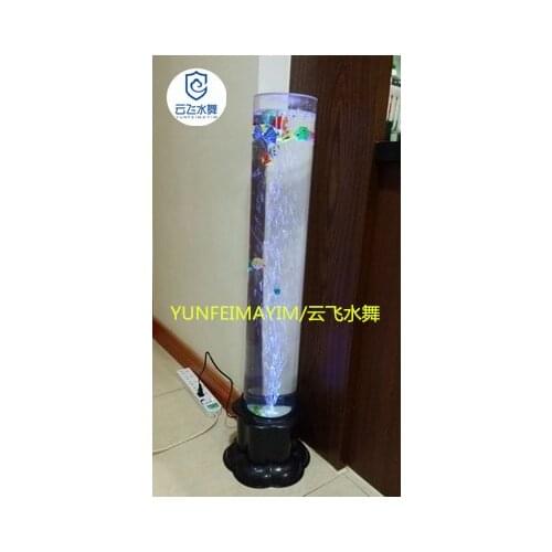 Custom: water cannon lamp. Bubble water ZhuDeng. Fish tank water dance lamp glow. Four water lamp. Bionic fish lamp. The wind wa