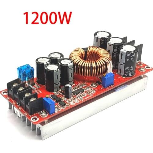 DC 20A 1200W Step-Up Boost Constant Current Module Variable Voltage Power Supply IN 8-60V Step Up Module