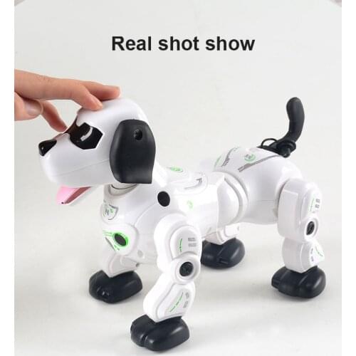 Rc Toy Remote Control Follow Dog Wireless Charging Children Watch Remote Control Spray Robot Dog Electronic Pet Toy Gift