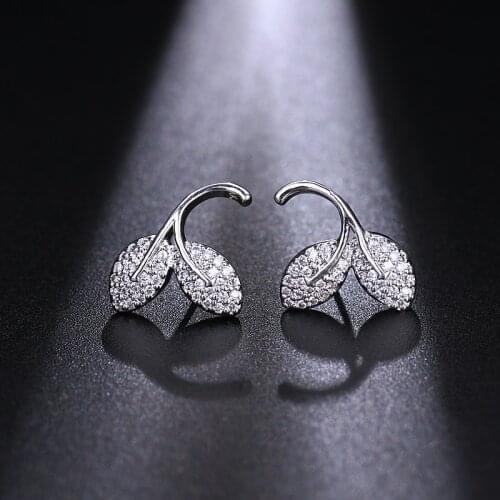 EMMAYA Beautiful Small Fresh Leaf Earrings Fine Jewelry High Quality For Girls and Women Surprise Gifts
