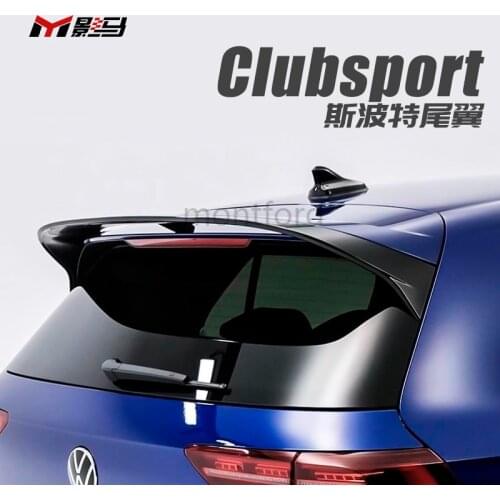 For Volkswagen GOLF 8 MK8 spoiler 2020 2021 GOIF8 spoiler high quality ABS material car rear wing color rear spoiler