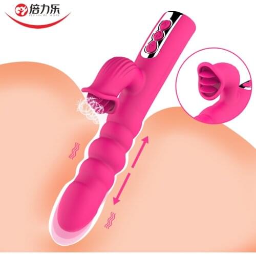 Telescopic G Spot Vibrator Vibrating Dildo AV Magic Wand Vagina Massager Clitoris Stimulator Sex Shop Adults Sex Toys for Women